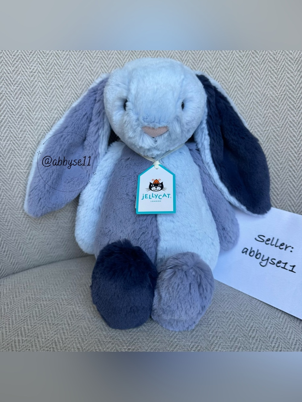 Jellycat Puddlesea Bunny - Authentic - Brand New With Tags - Fast Ship